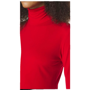 Cotton mock neck size medium 3/4 sleeve mock neck top